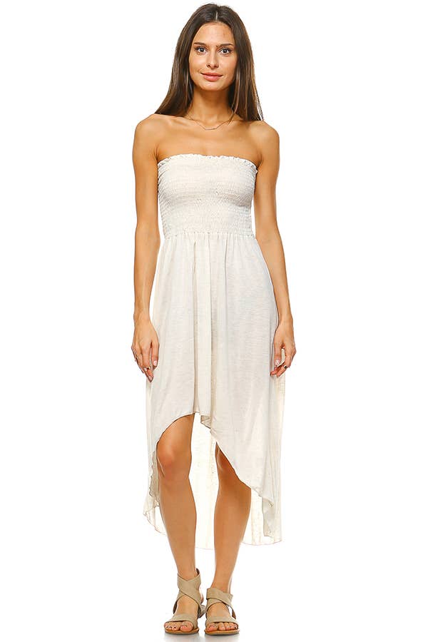 Long Story Short Strapless Dress