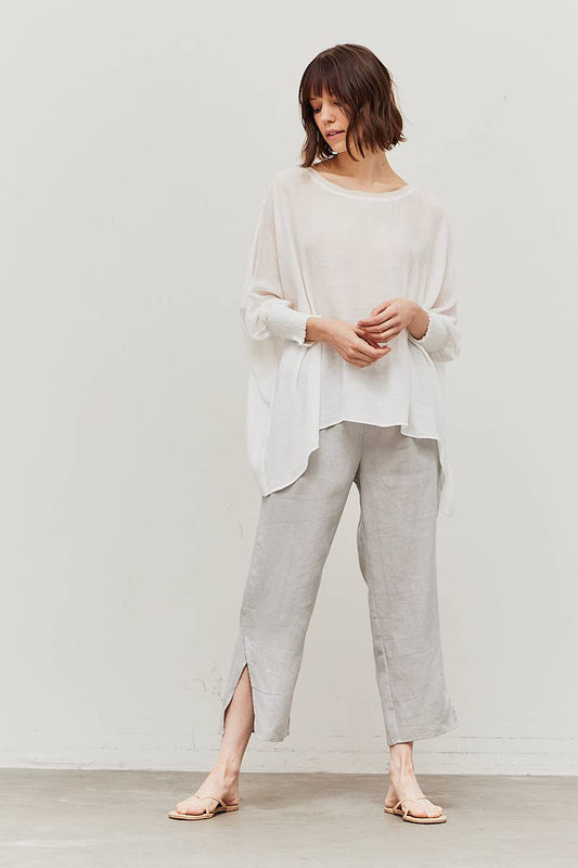 Lorelei Side Vent Linen Pants